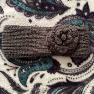 Grey Crochet Ear Warmer